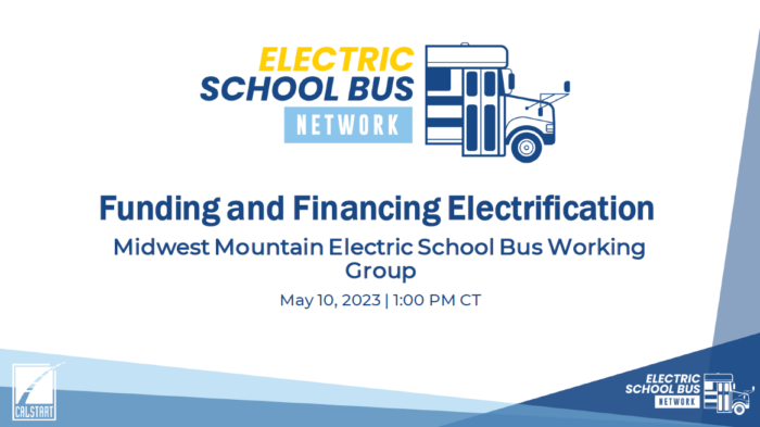 Funding & Financing – Midwest/Mountain ESB Working Group | May 2023